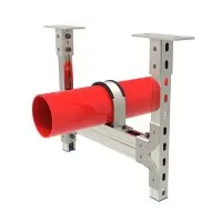 Ocelová podpěra a závěs mostových dveří